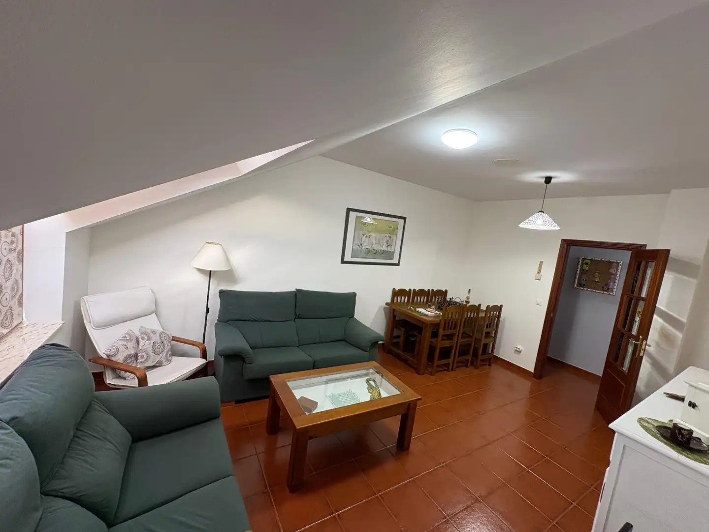 Wohnzimmer von Wohnung zur Miete in Mugardos mit Heizung und Möbliert