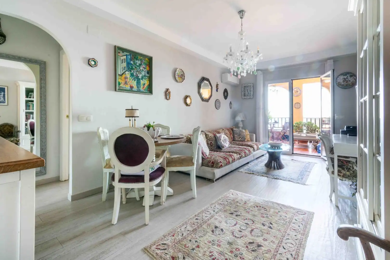 Sala d'estar de Apartament en venda en Altea amb Terrassa, Piscina i Moblat