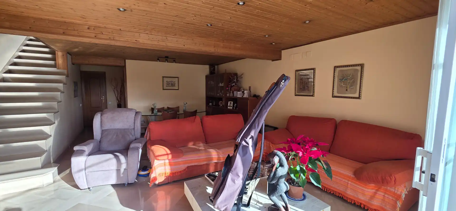 Sala de estar de Casa o chalet en venta en Terrassa con Aire acondicionado, Terraza y Balcón