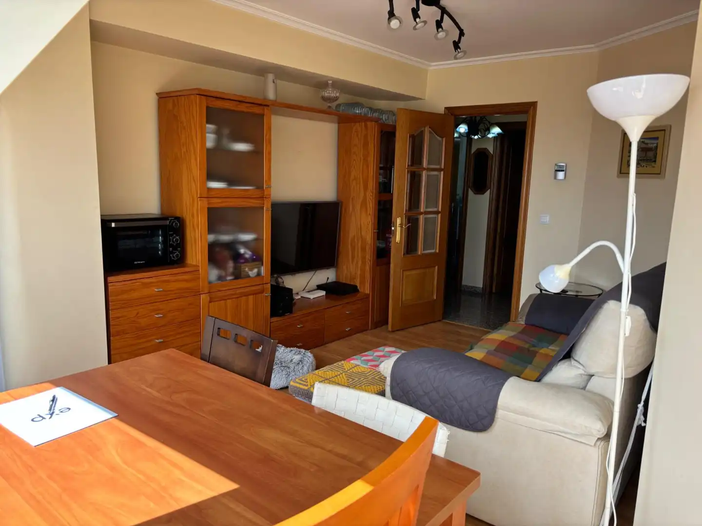 Living room of Attic for sale in Foz  with Heating, Terrace and Furnished