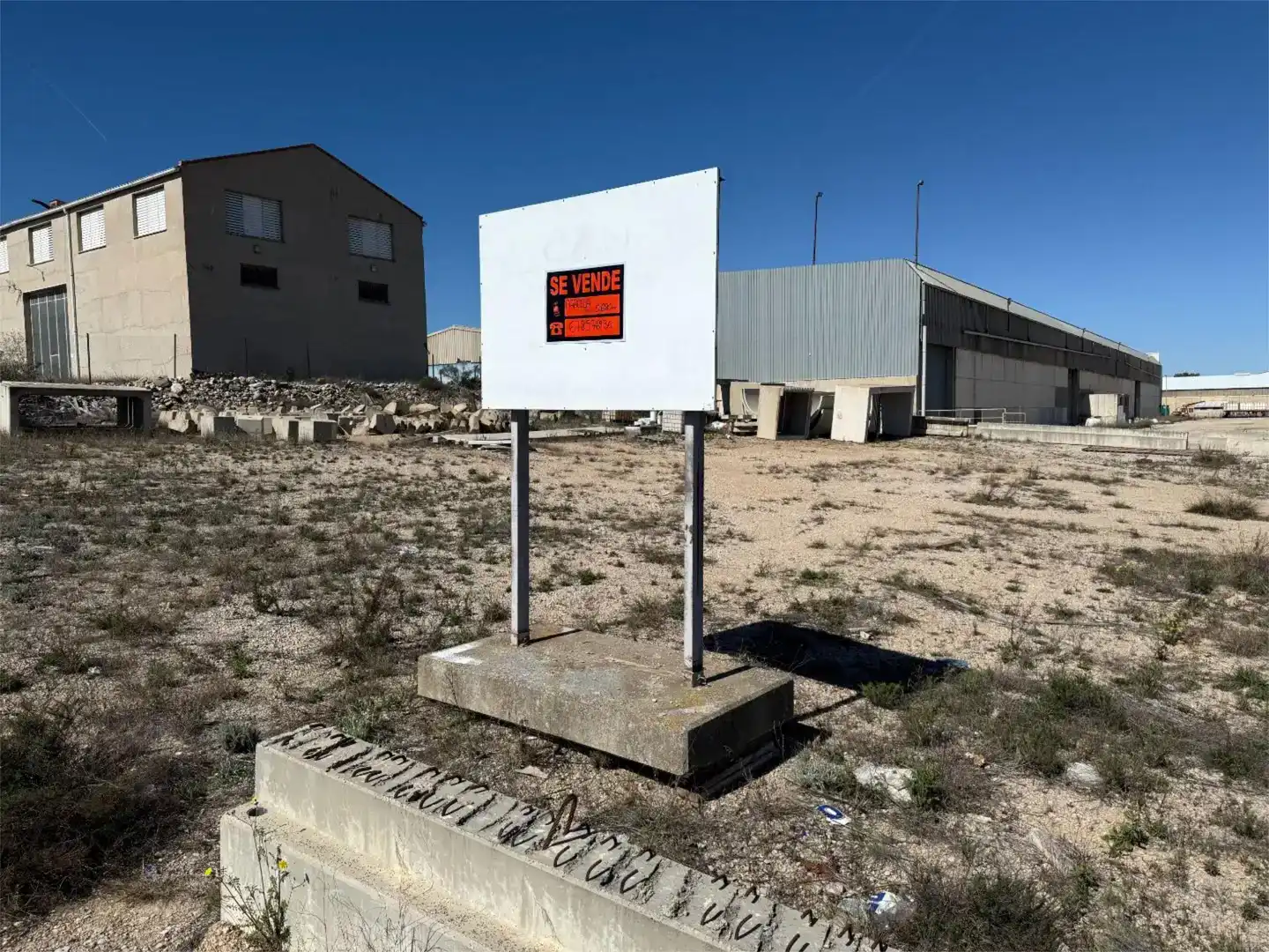 Exterior view of Industrial land for sale in Alcañiz