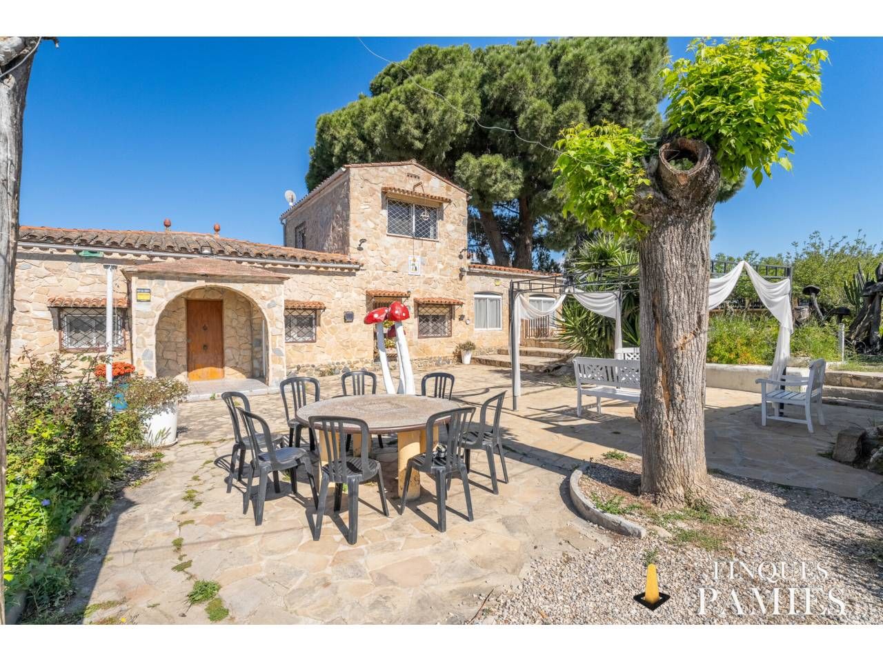Garden of Country house for sale in La Selva del Camp  with Heating, Private garden and Parquet flooring