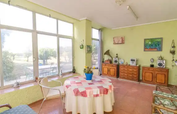 Menjador de Casa o xalet en venda en Elche / Elx amb Jardí privat, Terrassa i Piscina