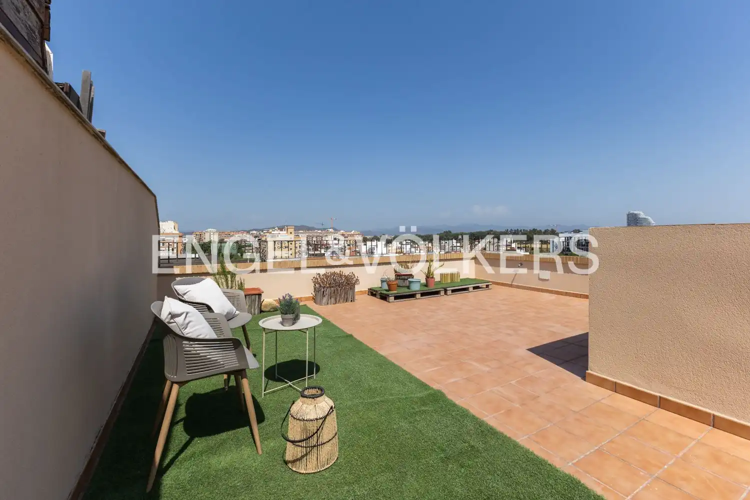 Terrace of Attic for rent in Sagunto / Sagunt  with Air Conditioner, Heating and Terrace