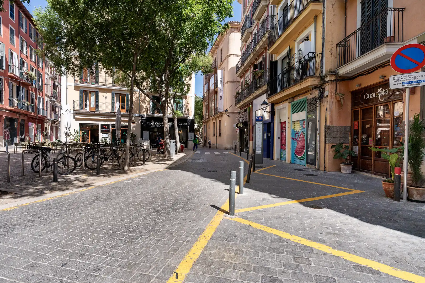 Außenansicht von Dachboden zum Verkauf in  Palma de Mallorca mit Klimaanlage, Möbliert und Balkon
