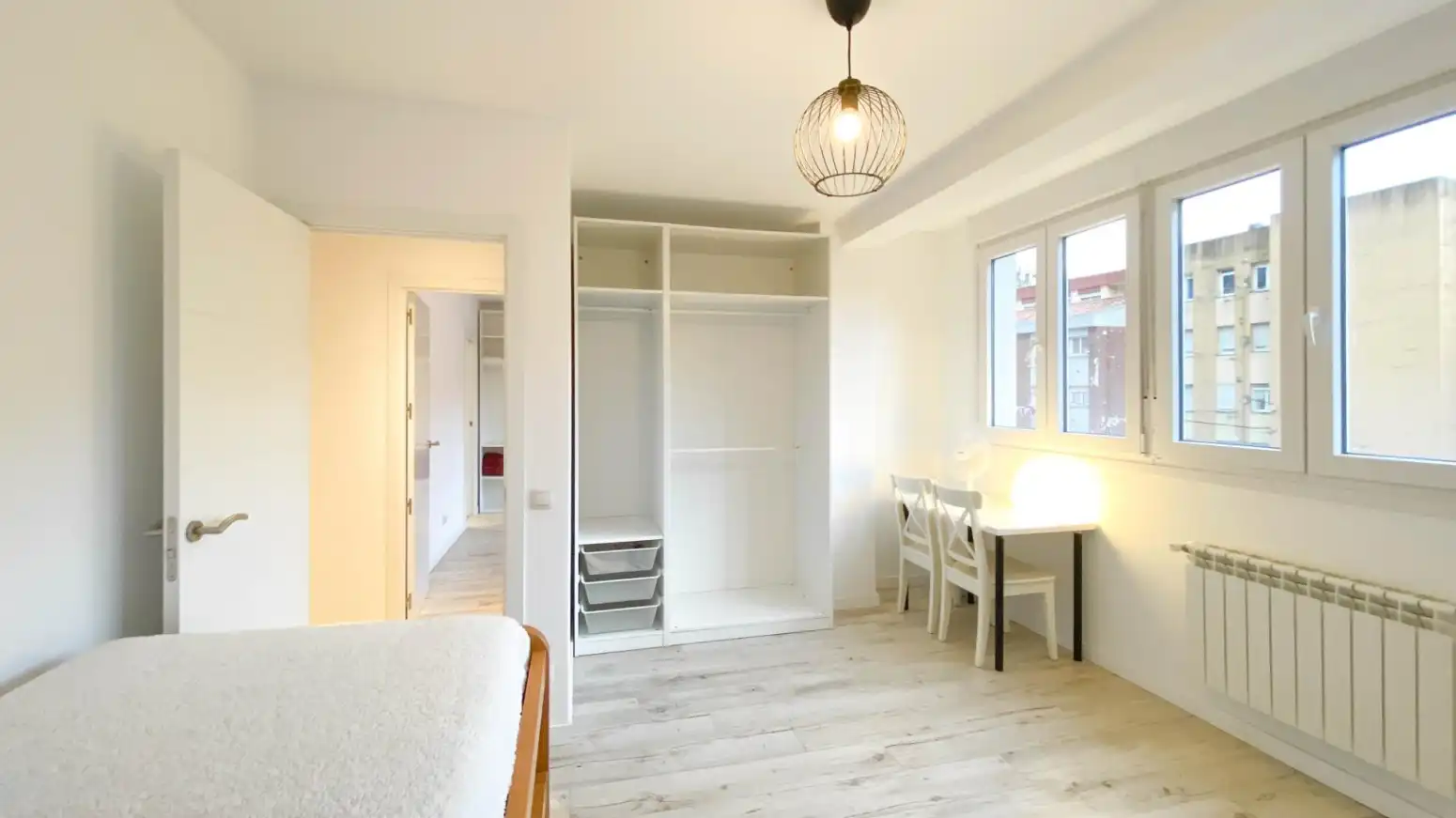 Bedroom of Flat for rent in Santander  with Heating, Terrace and Furnished