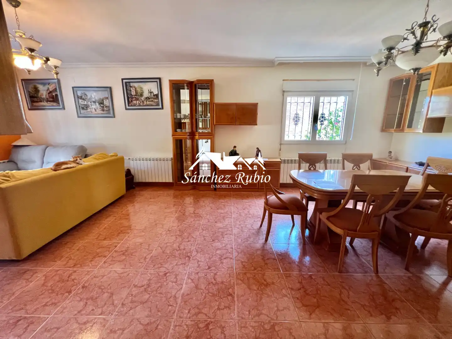 Living room of Houses for sale in Galapagar  with Heating, Private garden and Parquet flooring