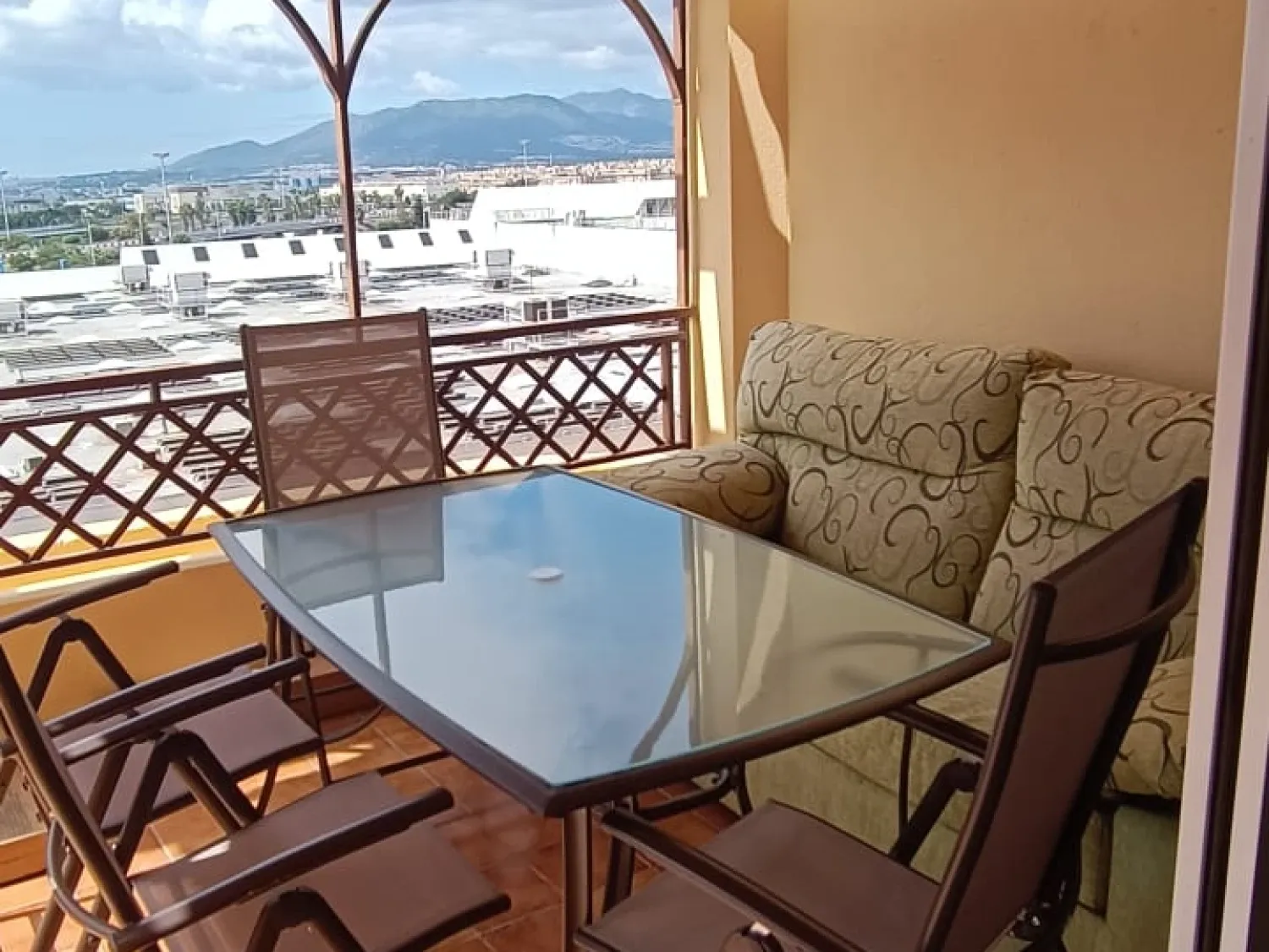 Terraza de Ático de alquiler en Málaga Capital con Aire acondicionado, Terraza y Amueblado