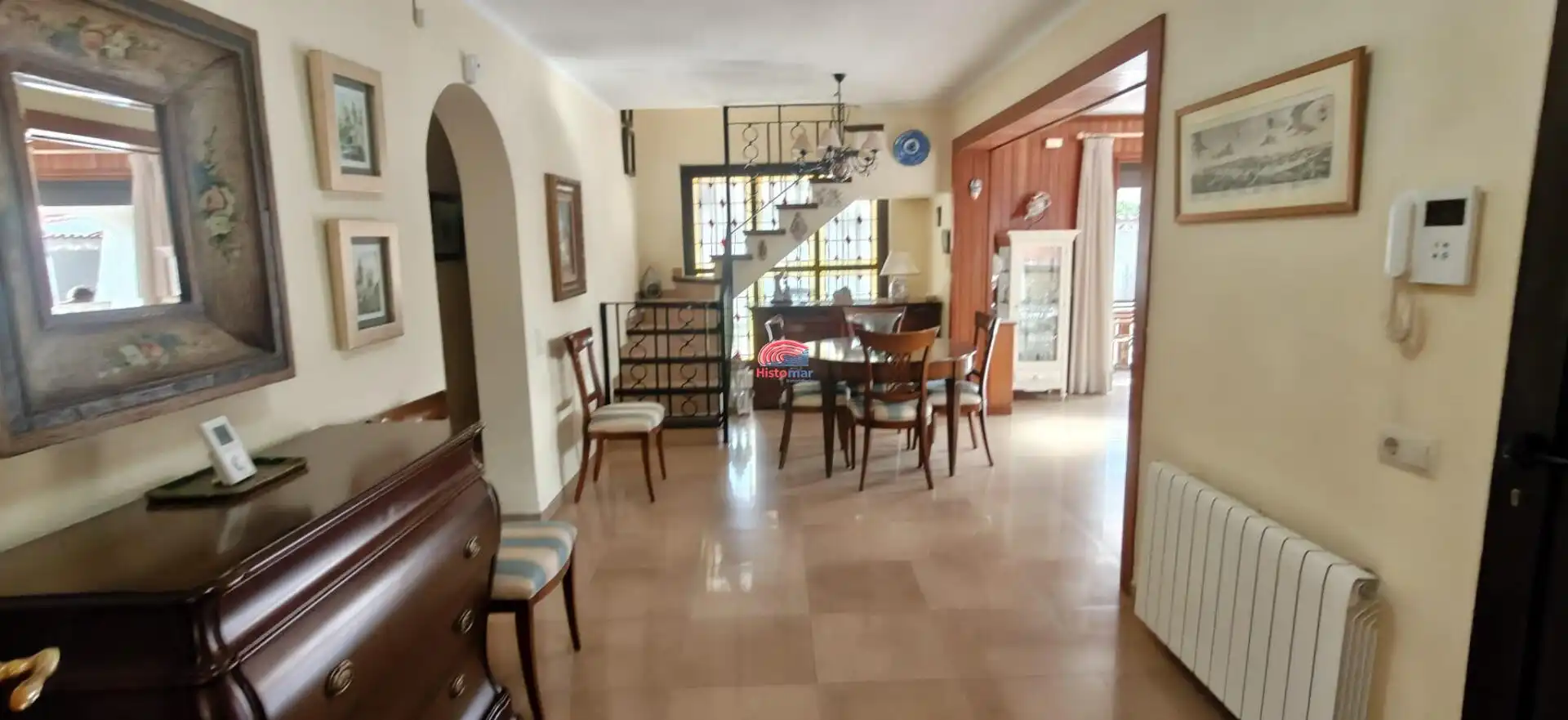 Dining room of Houses for sale in Sagunto / Sagunt  with Air Conditioner, Heating and Private garden