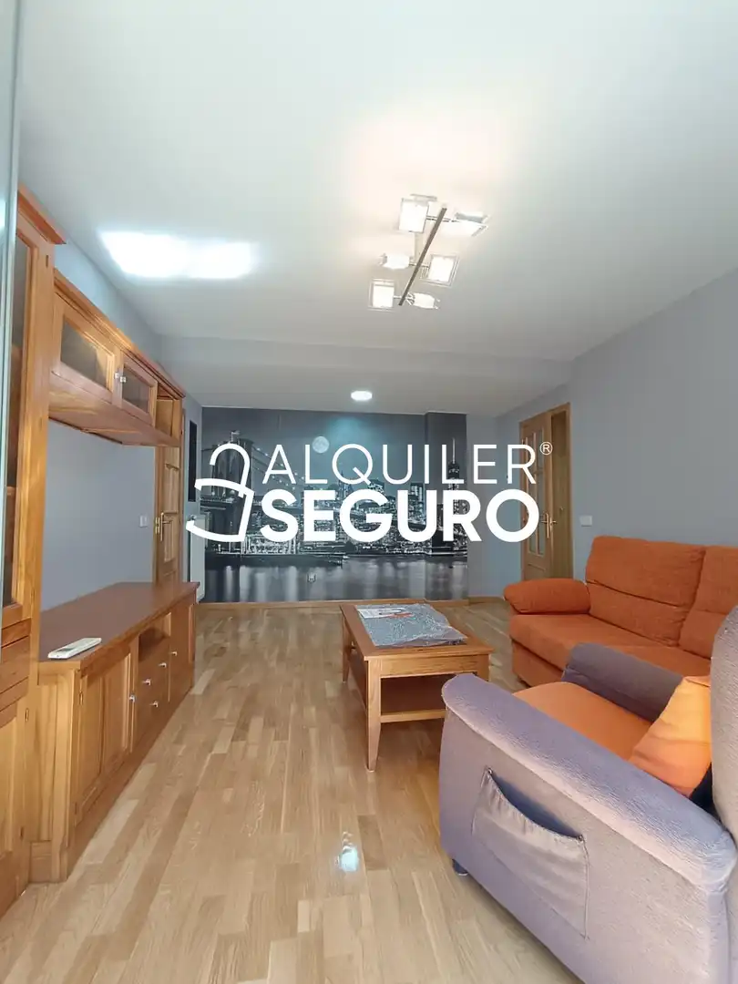 Living room of Flat for rent in Leganés  with Air Conditioner, Heating and Terrace