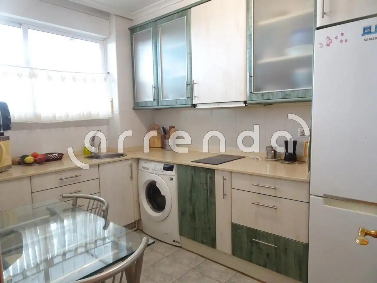 Küche von Wohnung zur Miete in Santander mit Heizung, Terrasse und Möbliert