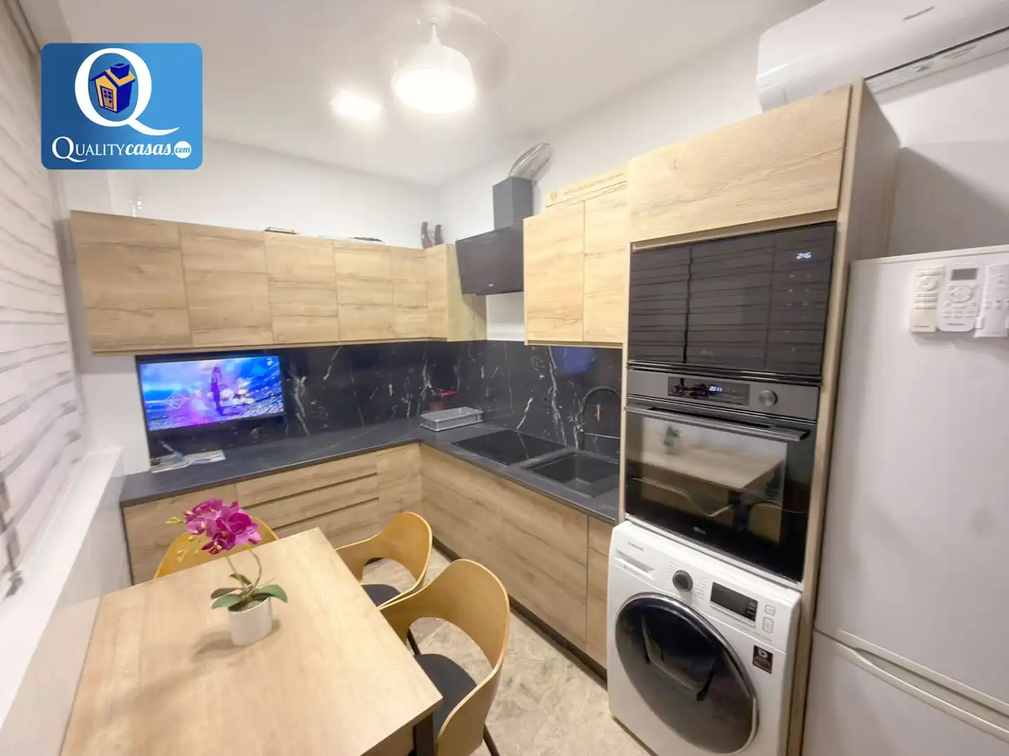Cocina de Casa o chalet en venta en Busot con Aire acondicionado, Calefacción y Terraza