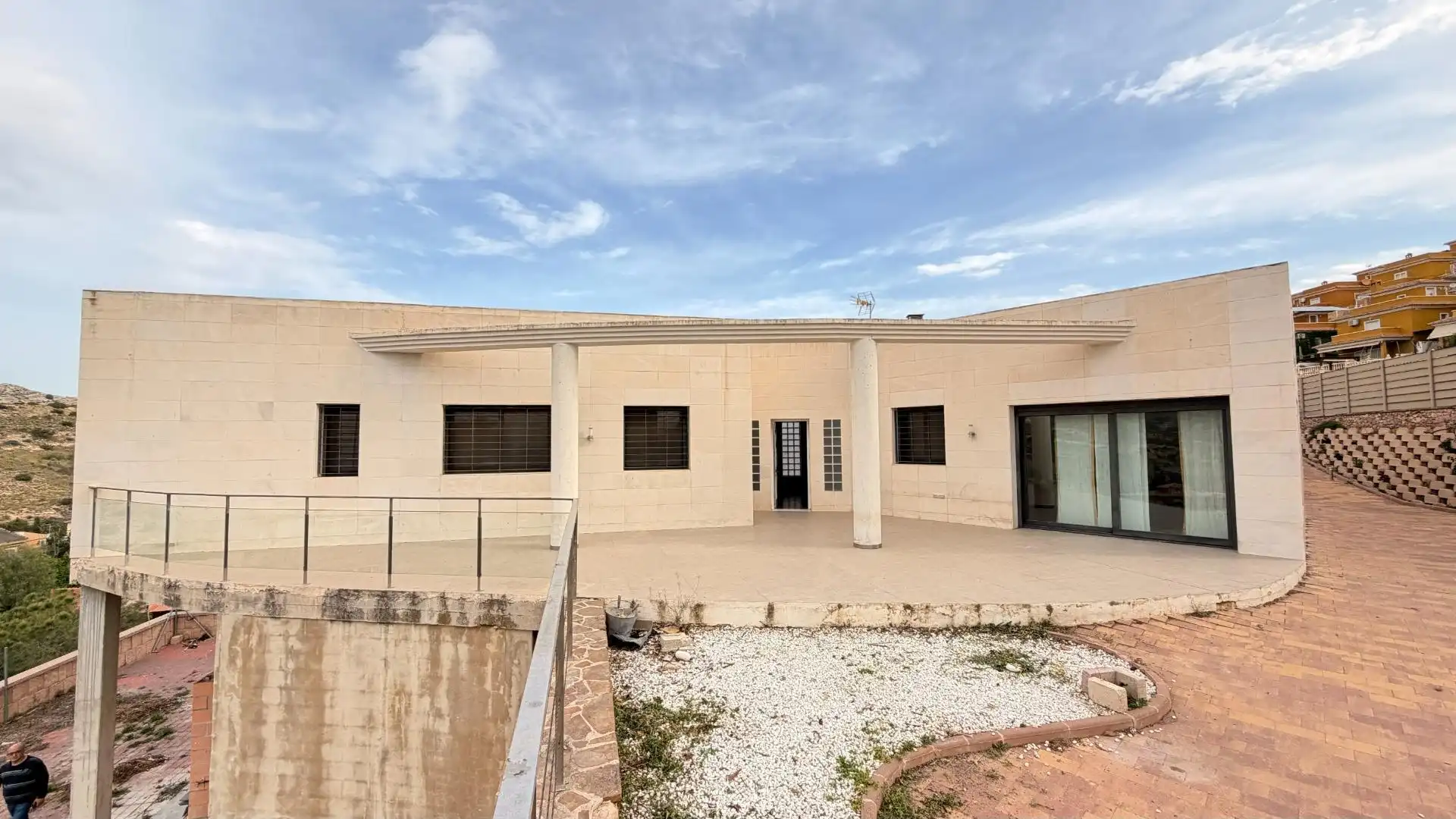 Vista exterior de Casa o xalet en venda en Aspe amb Aire condicionat, Calefacció i Jardí privat