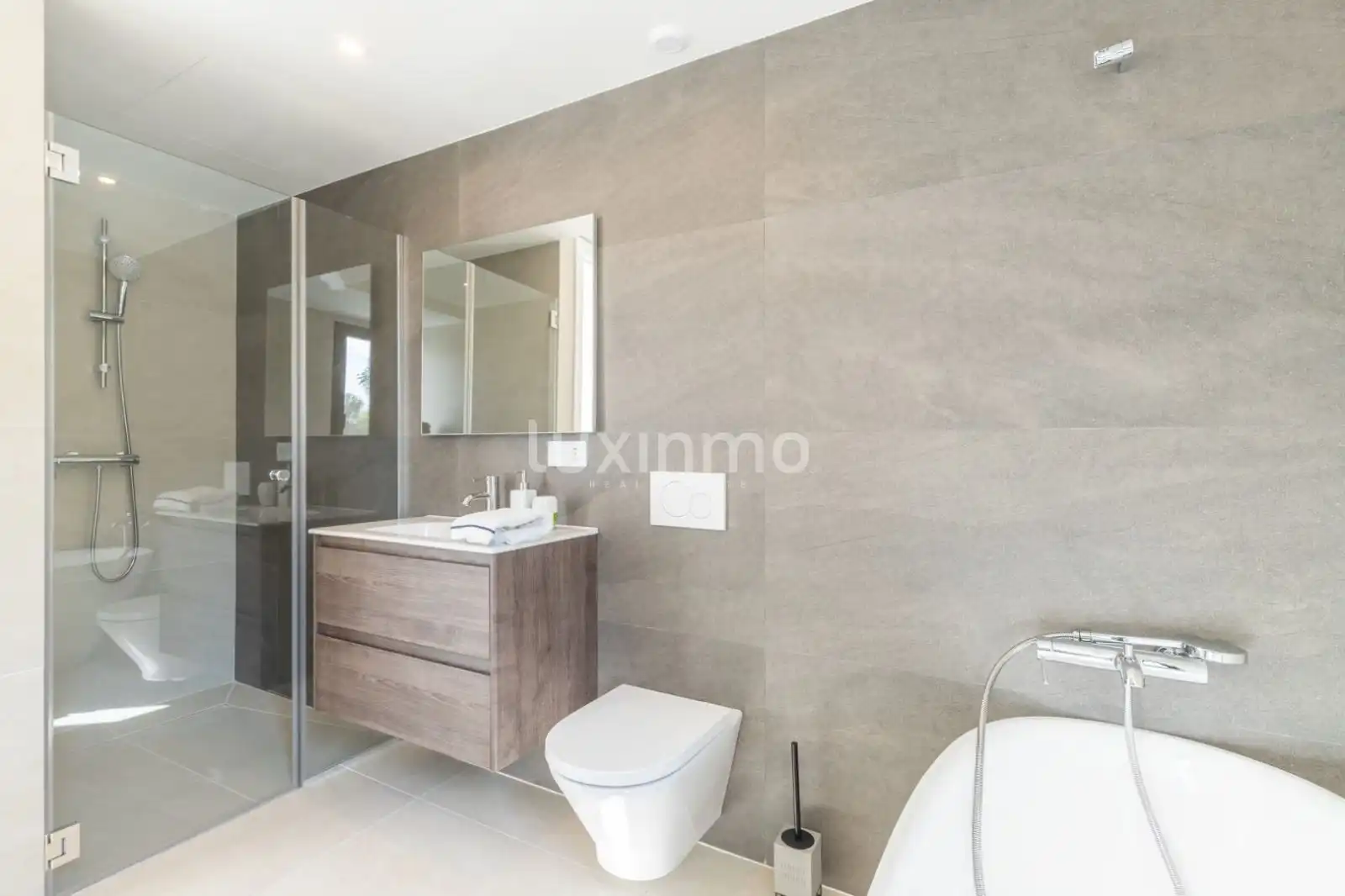 Bathroom of Houses for sale in Jávea / Xàbia  with Air Conditioner, Heating and Terrace