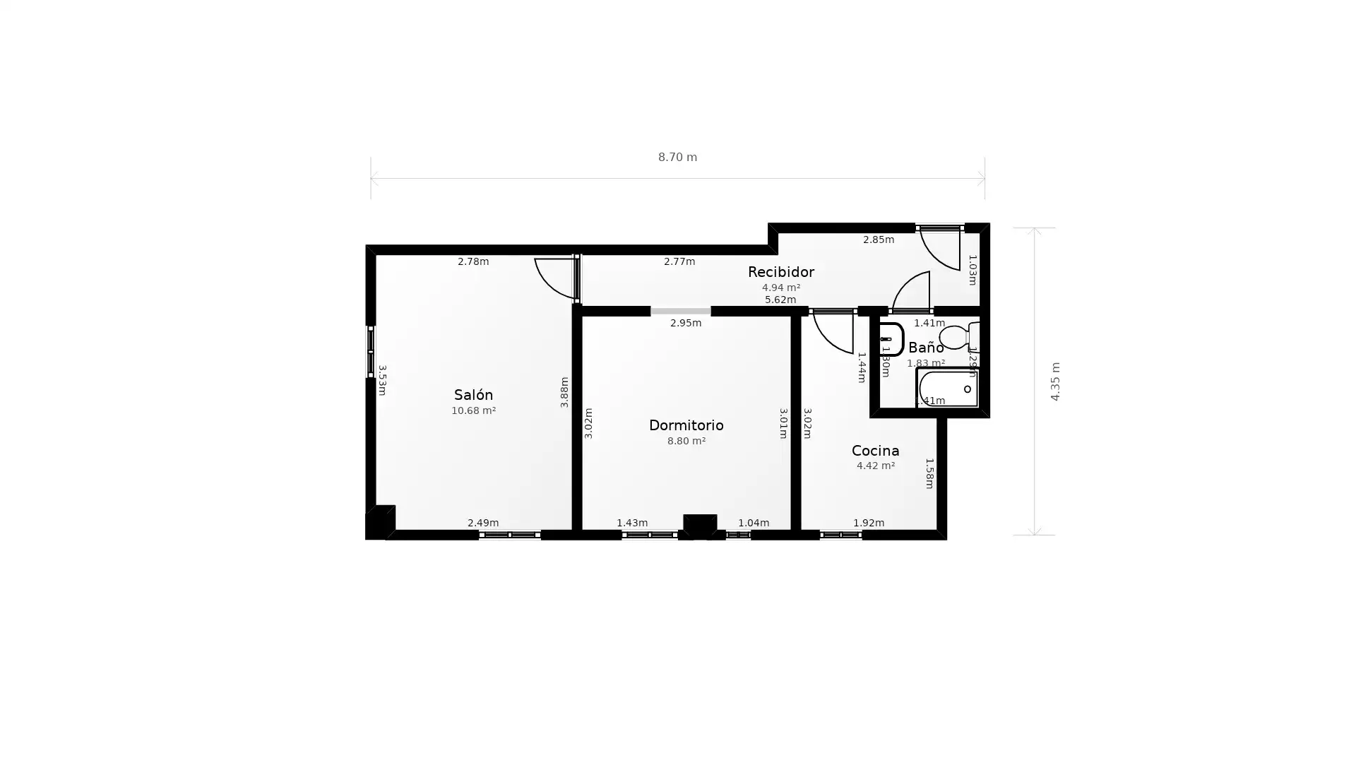 Wohnung zum Verkauf in Huesca
