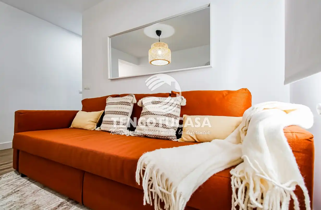 Sala de estar de Piso en venta en  Madrid Capital con Aire acondicionado, Calefacción y Amueblado