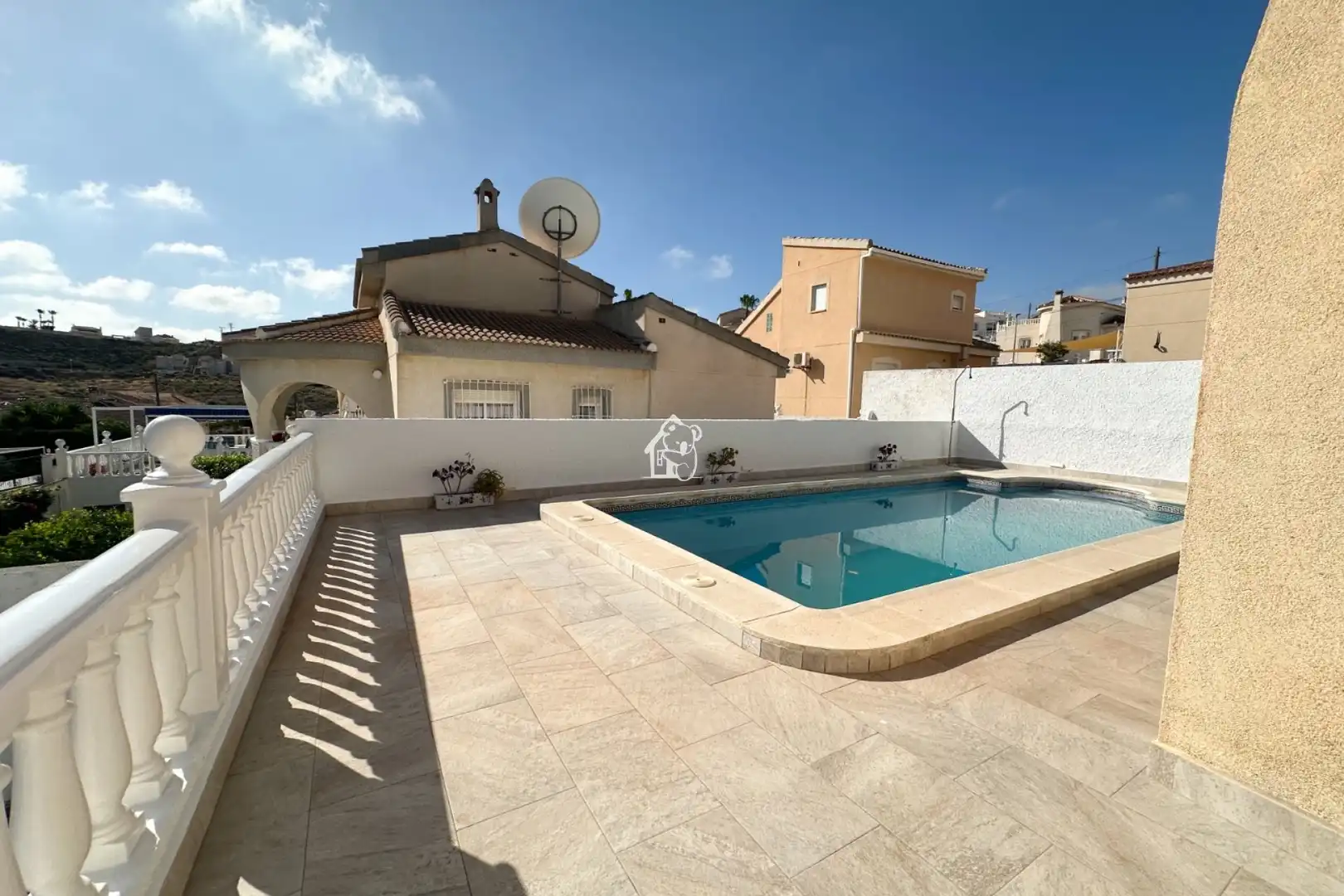 Piscina de Casa o xalet de lloguer en Rojales amb Aire condicionat, Jardí privat i Terrassa