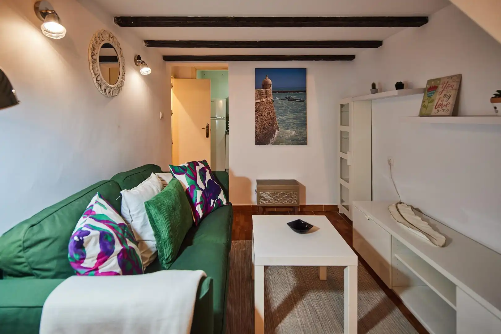 Living room of Flat for sale in Cádiz  with Furnished
