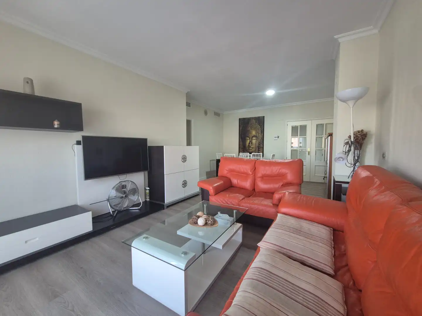 Sala d'estar de Pis de lloguer en Badajoz amb Aire condicionat, Calefacció i Jardí privat