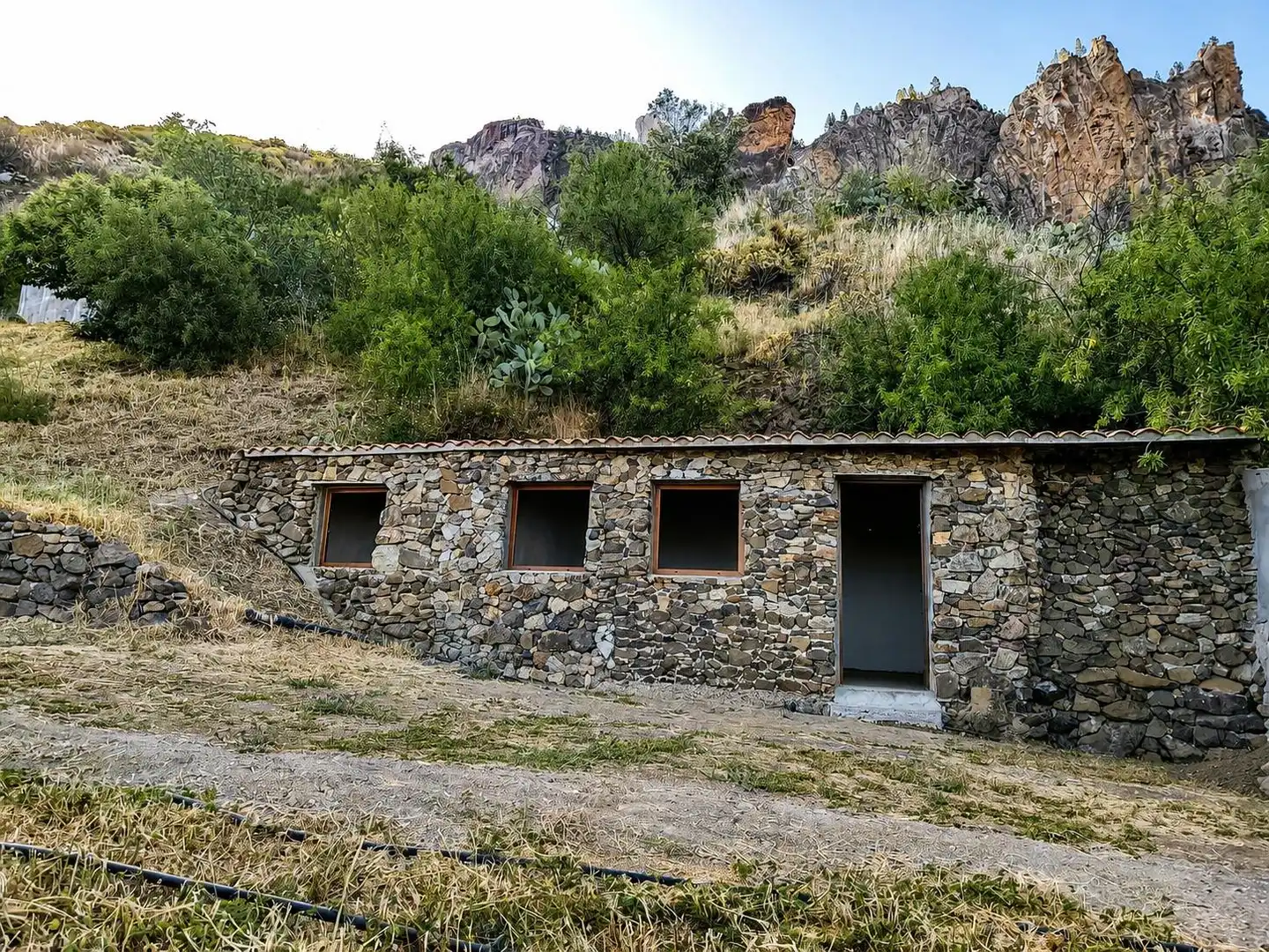 Vista exterior de Finca rústica en venta en Tejeda con Terraza