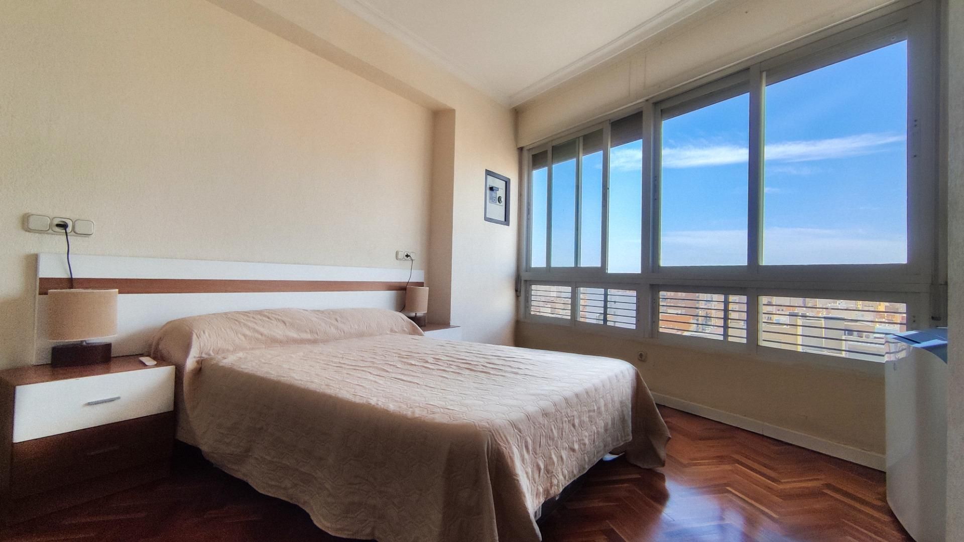 Bedroom of Flat for sale in  Almería Capital  with Air Conditioner and Heating