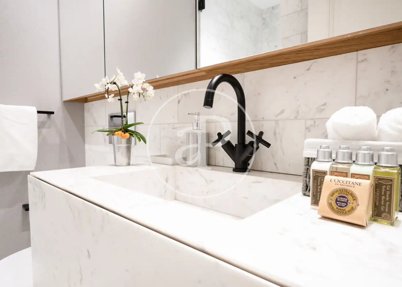 Badezimmer von Wohnung zur Miete in Barrio de Salamanca