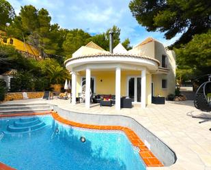 Vista exterior de Casa o xalet en venda en Callosa d'En Sarrià amb Aire condicionat, Calefacció i Jardí privat