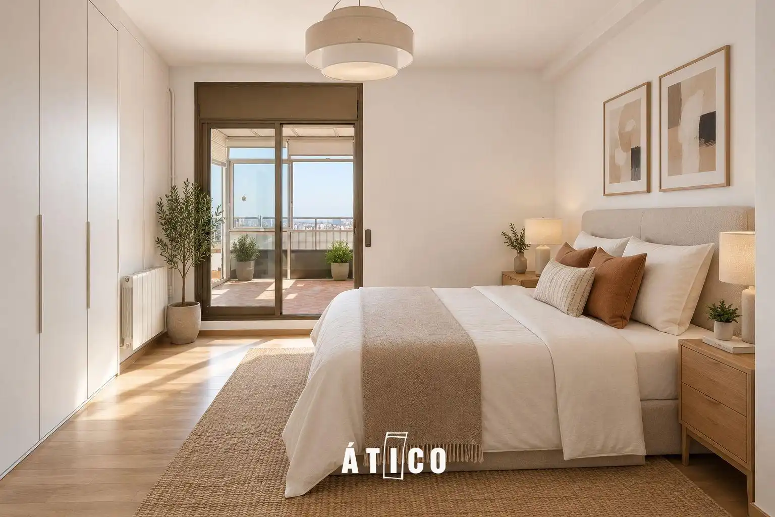 Bedroom of Attic for sale in Barcelona  with Terrace