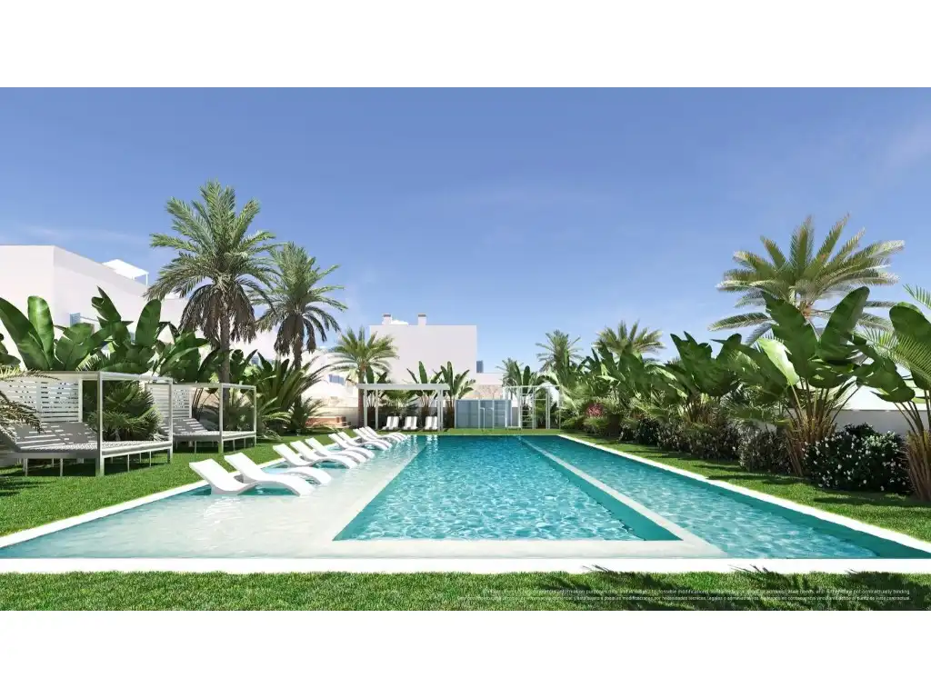 Piscina de Casa o chalet en venta en Pilar de la Horadada con Aire acondicionado, Jardín privado y Piscina