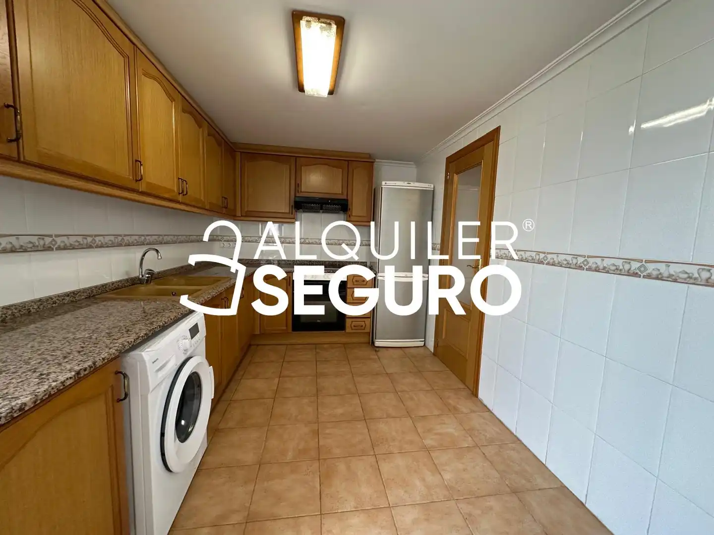 Kitchen of Flat for rent in Torrent  with Air Conditioner and Furnished