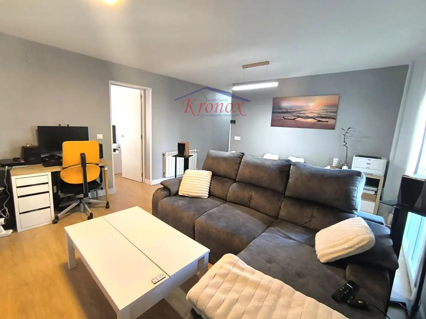 Sala de estar de Piso en venta en  Madrid Capital con Aire acondicionado, Calefacción y Terraza
