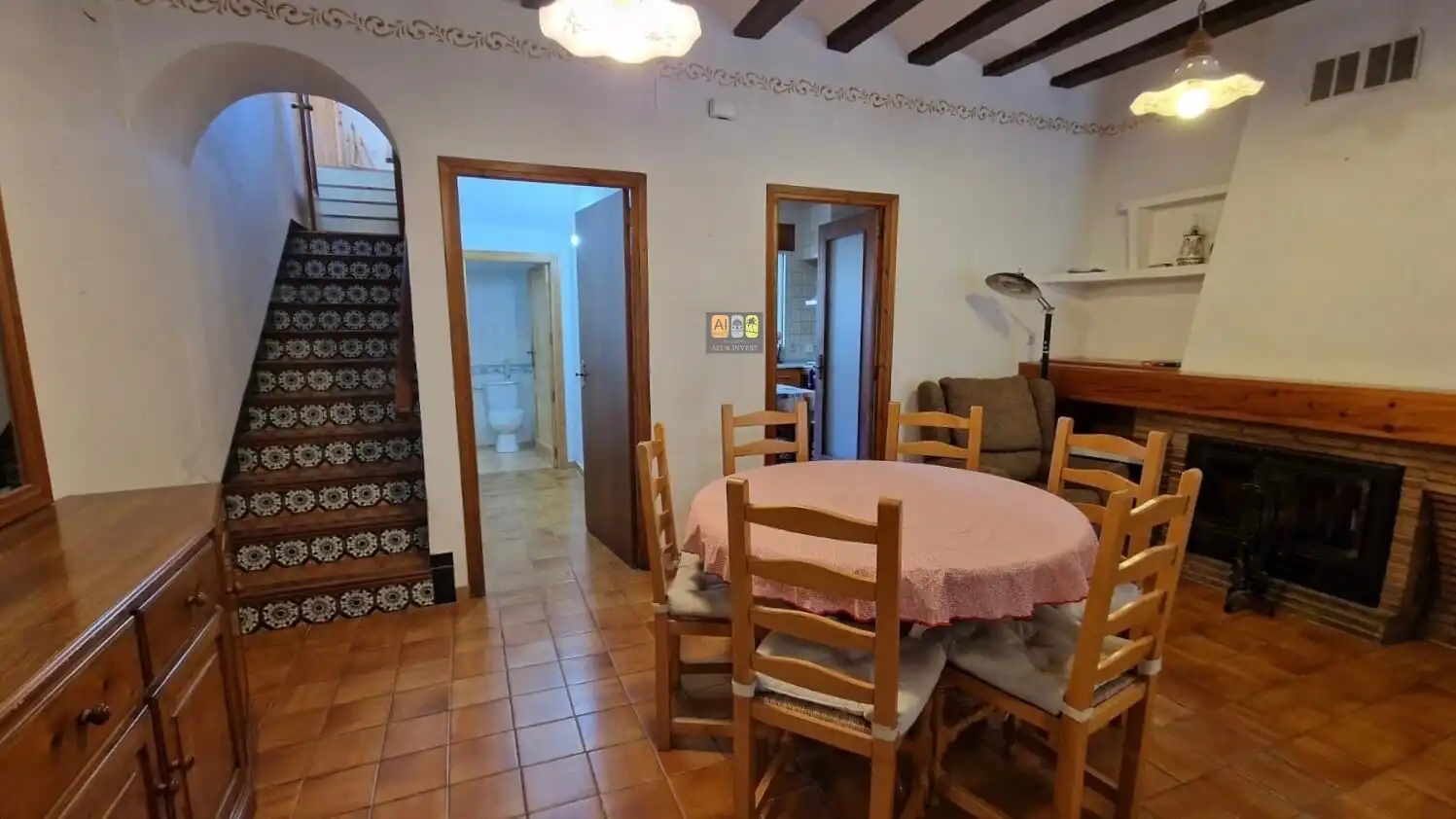 Comedor de Finca rústica en venta en Benimantell con Terraza, Trastero y Amueblado