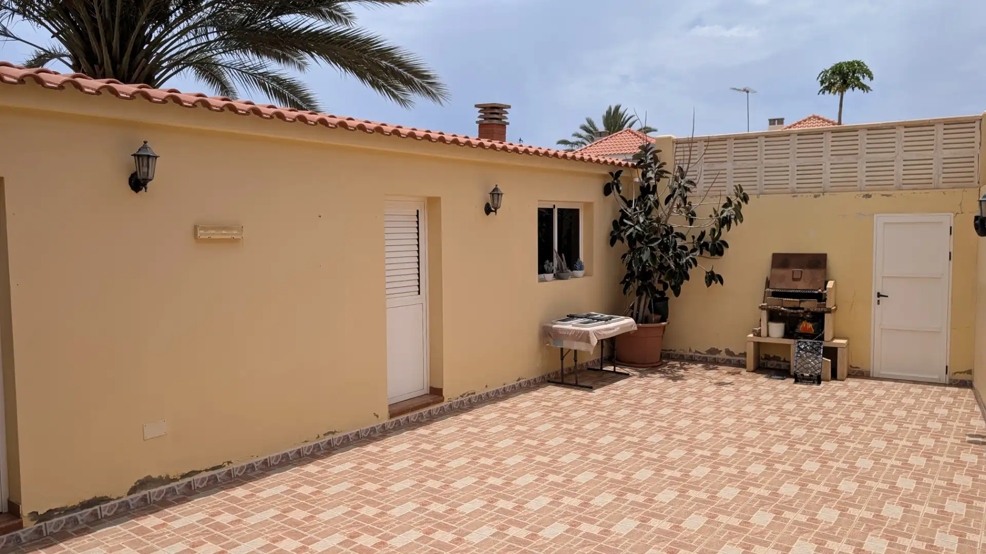 Terrassa de Casa adosada en venda en Tuineje amb Aire condicionat, Jardí privat i Terrassa