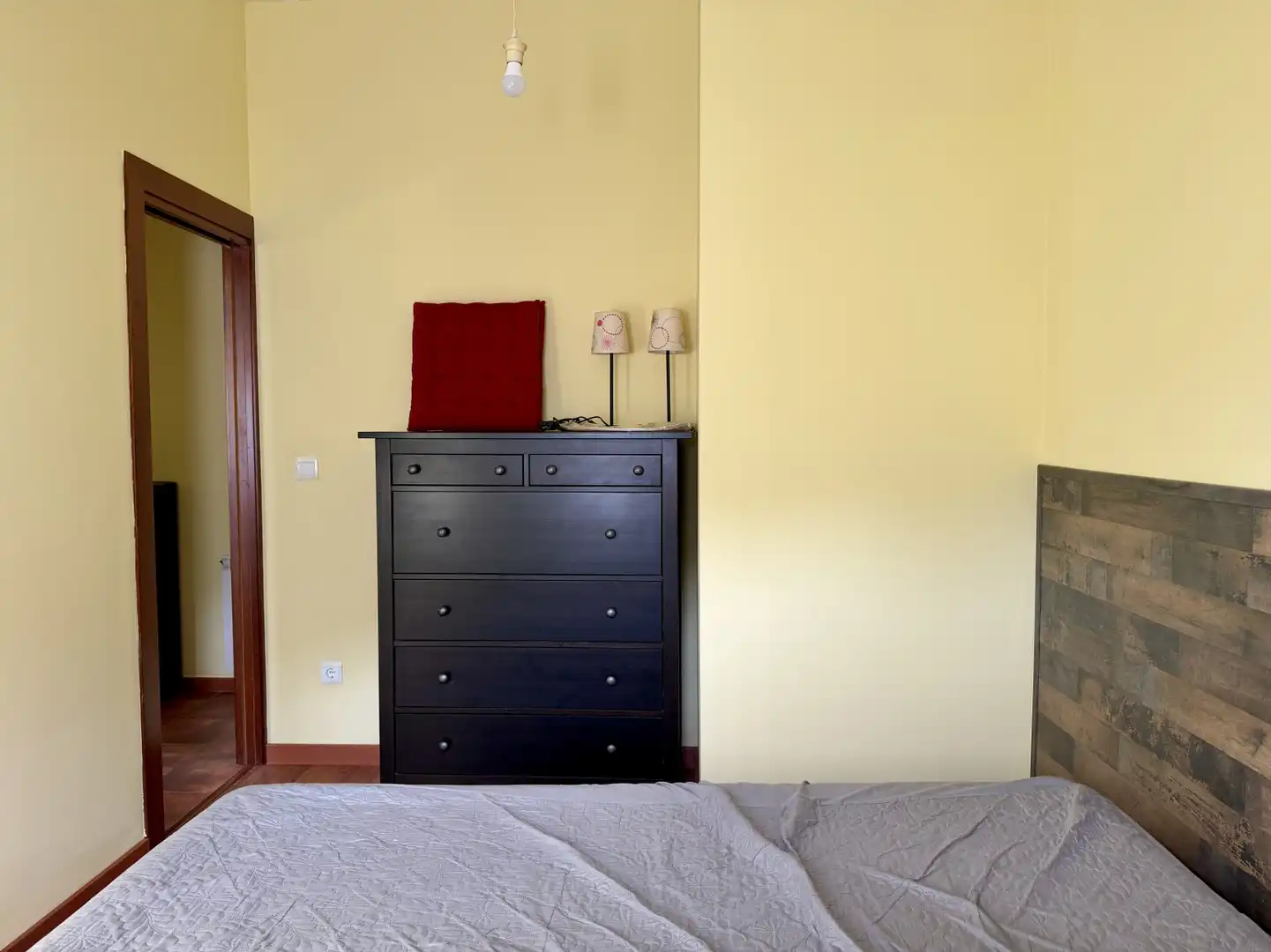 Schlafzimmer von Einfamilien-Reihenhaus zur Miete in San Roque de Riomiera mit Heizung und Privatgarten