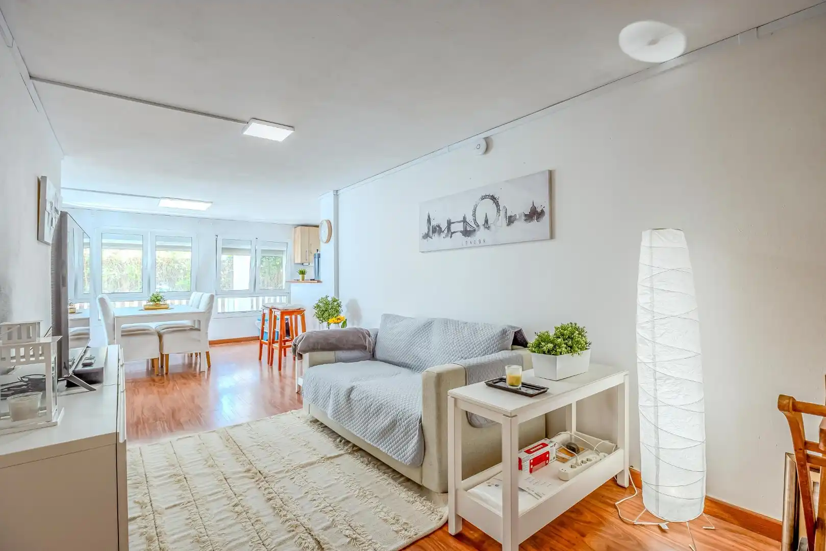 Wohnzimmer von Haus oder Chalet zum Verkauf in Valsequillo de Gran Canaria mit Klimaanlage, Heizung und Privatgarten
