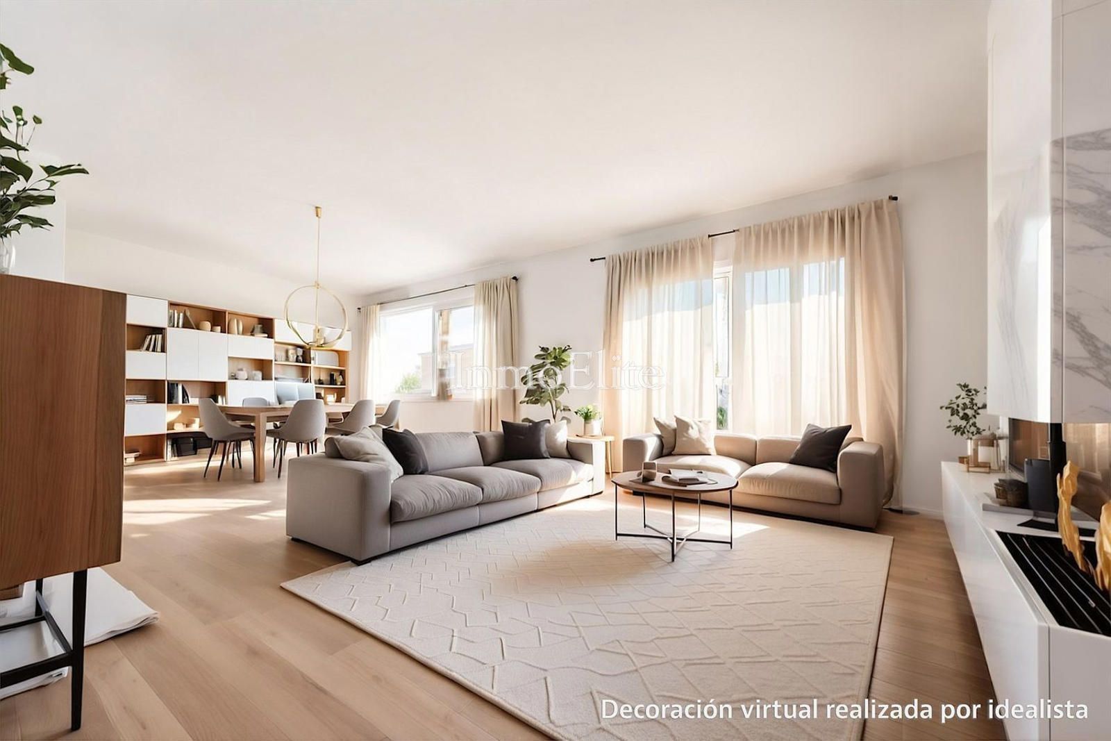 Sala d'estar de Dúplex en venda en Majadahonda amb Aire condicionat, Calefacció i Parquet