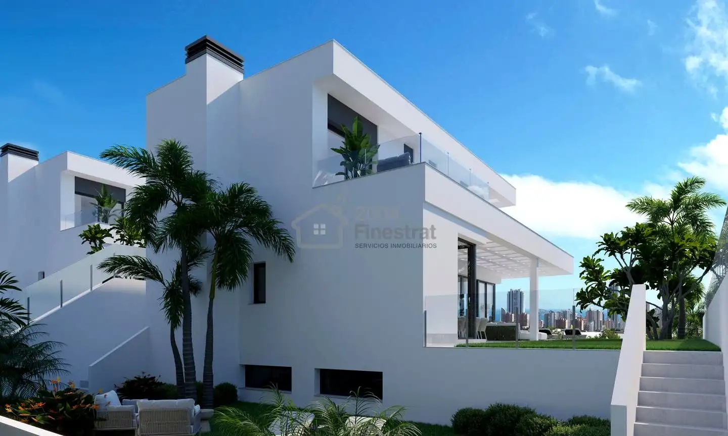 Exterior view of Houses for sale in Golf Bahía