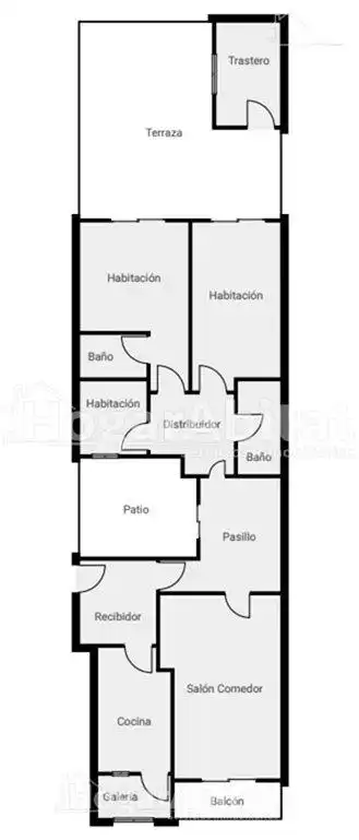 Wohnung zum Verkauf in Valencia mit Klimaanlage, Heizung und Terrasse