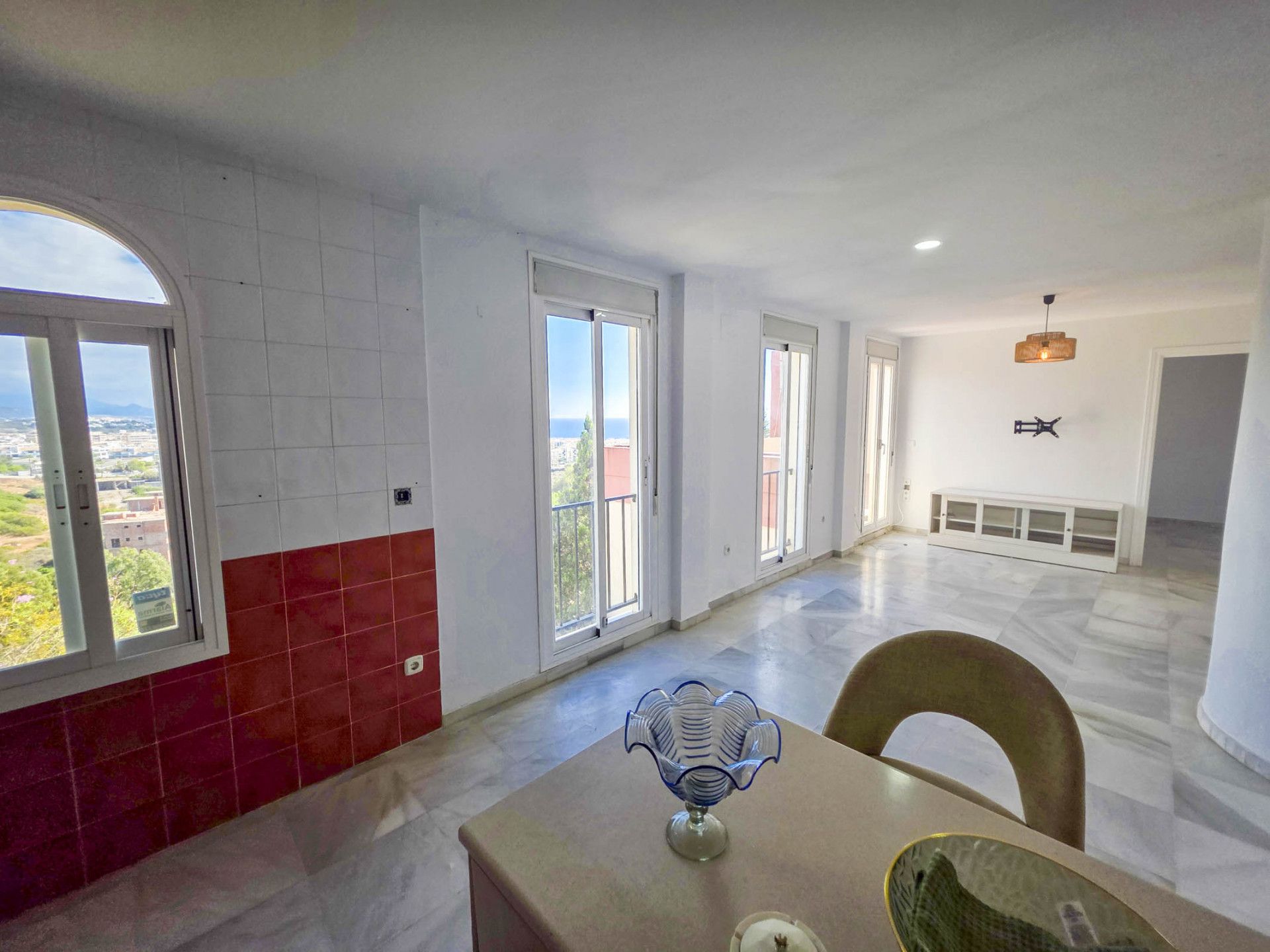 Exterior view of Duplex for sale in Manilva  with Air Conditioner and Terrace