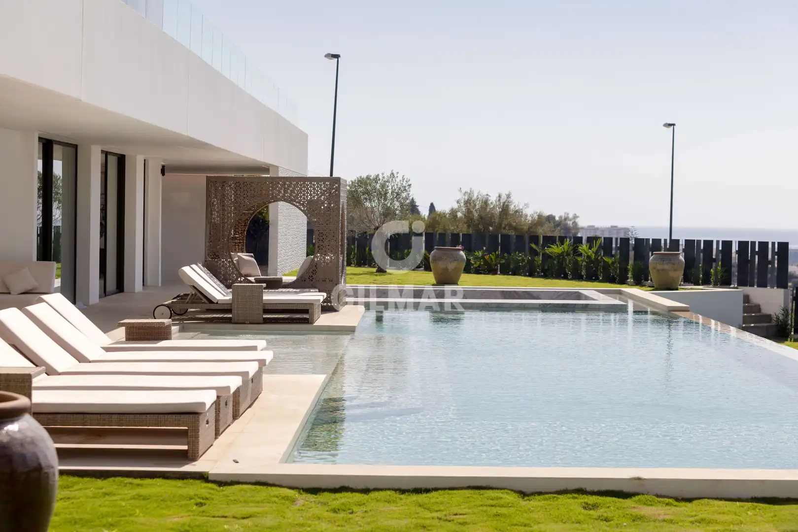 Swimming pool of Houses for sale in Benalmádena  with Heating, Private garden and Swimming Pool
