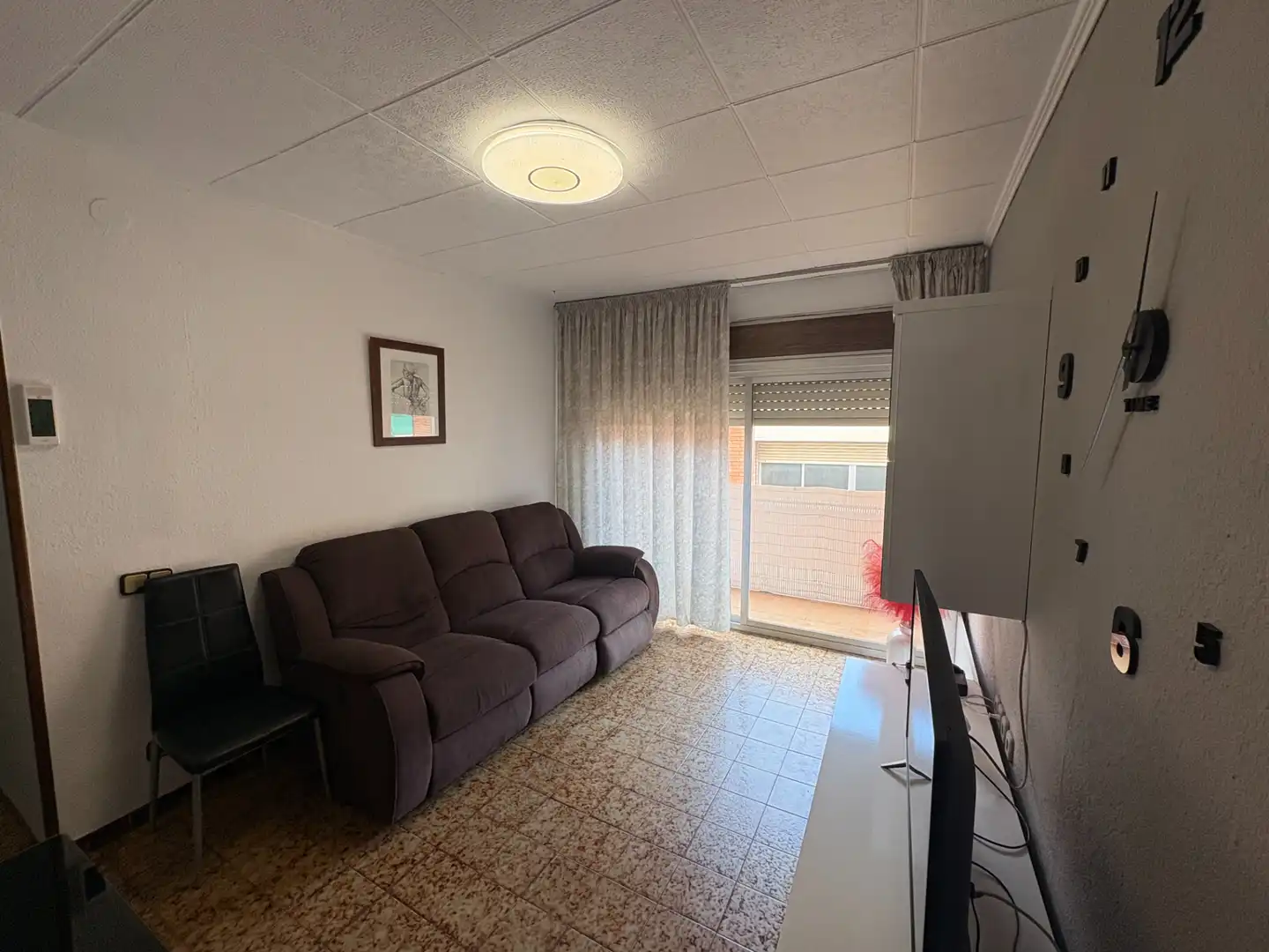 Wohnzimmer von Wohnung zum Verkauf in Badalona mit Balkon