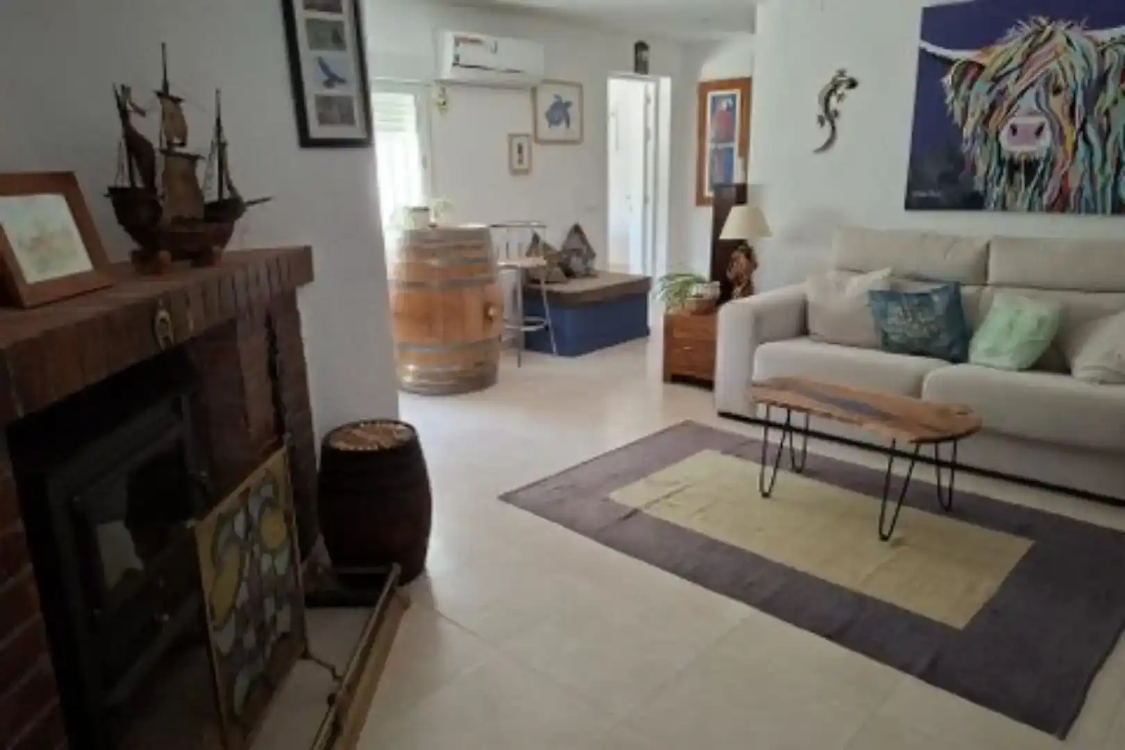 Sala d'estar de Finca rústica en venda en Roquetes