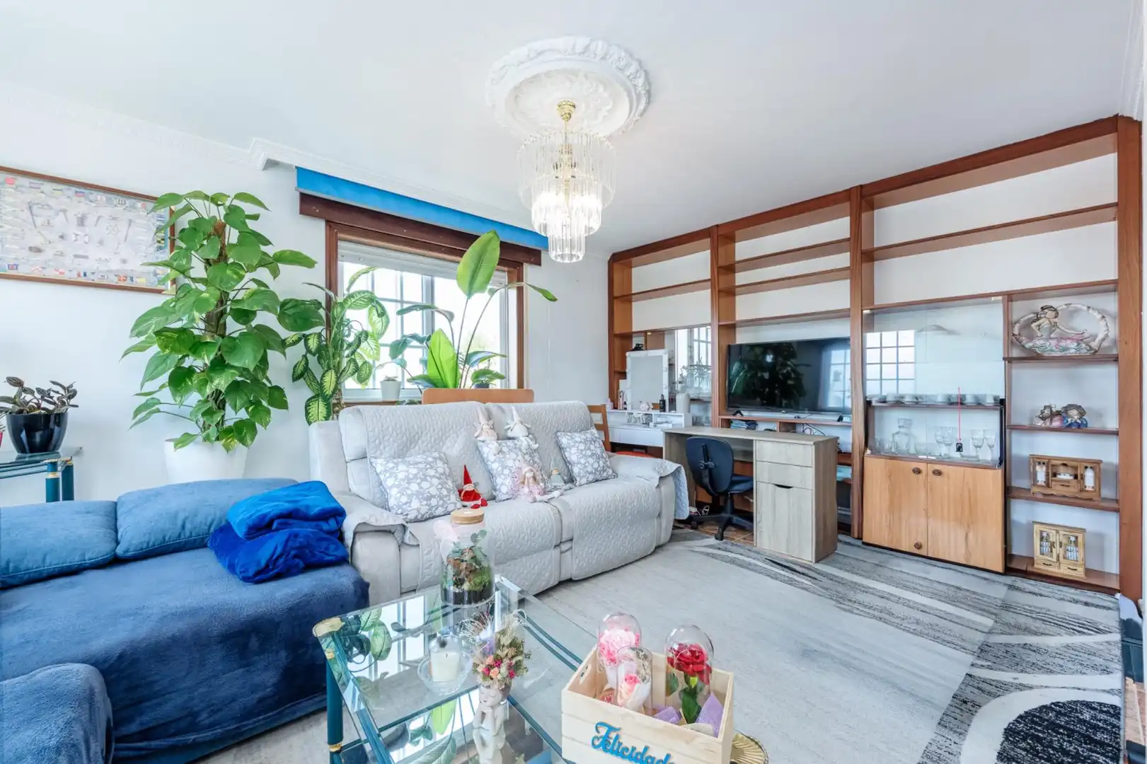 Living room of Houses for sale in Vigo   with Heating, Private garden and Terrace