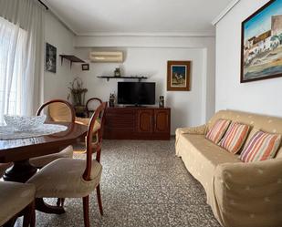 Living room of Flat to rent in Castellón de la Plana / Castelló de la Plana  with Air Conditioner, Furnished and Balcony