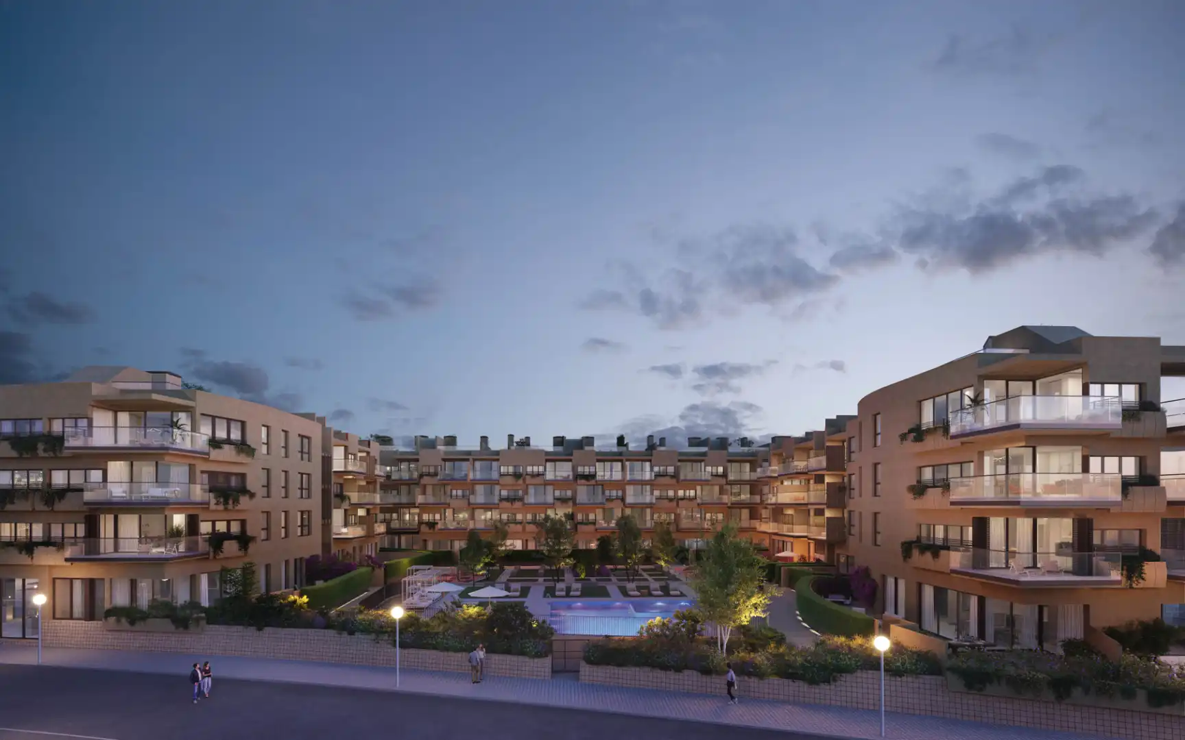 Vista exterior de Piso en venta en Cubelles con Aire acondicionado, Calefacción y Jardín privado