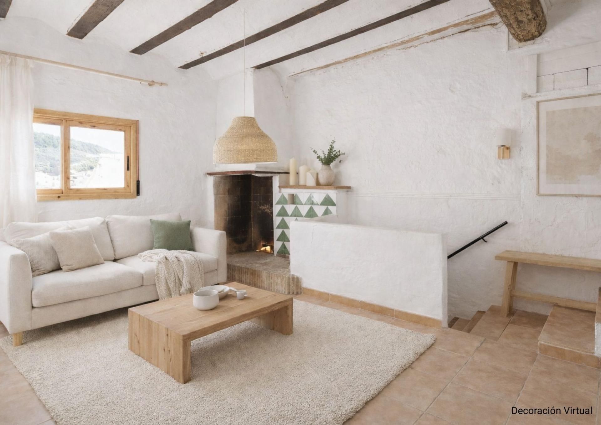 Sala d'estar de Casa o xalet en venda en Chulilla amb Traster i Balcó