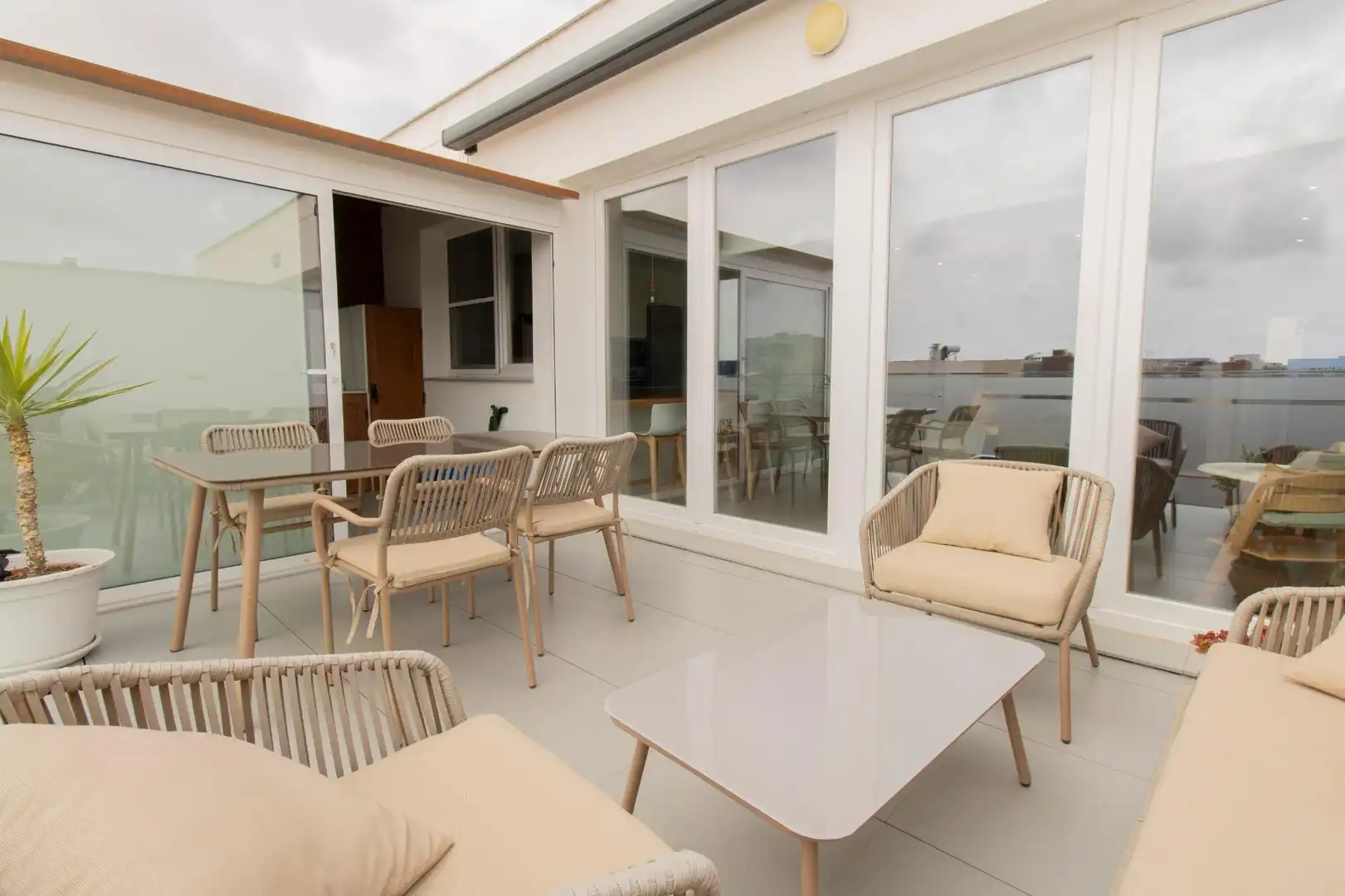 Terrace of Attic for sale in Rafelbuñol / Rafelbunyol  with Air Conditioner, Terrace and Storage room