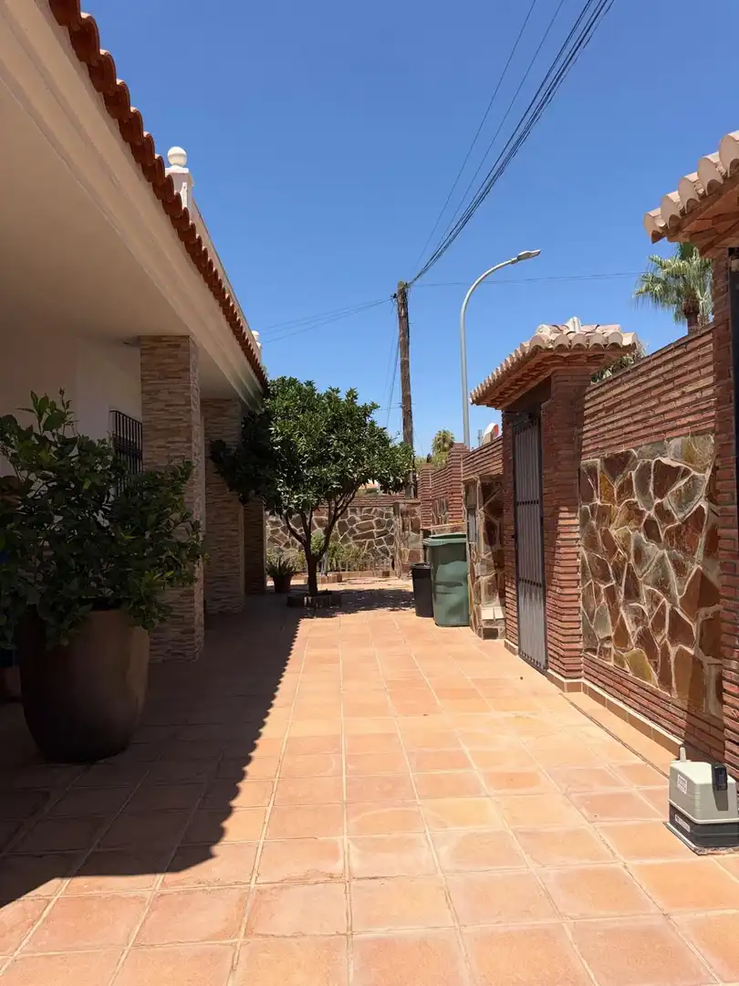 Exterior view of Houses for sale in Rincón de la Victoria  with Air Conditioner, Terrace and Storage room