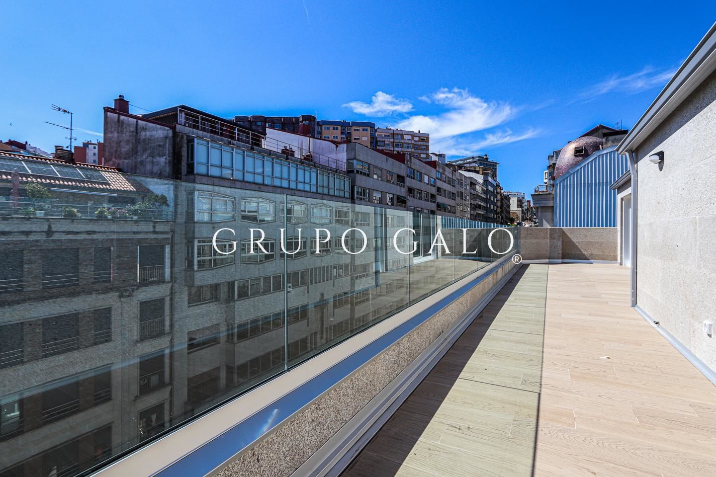 Exterior view of Attic for sale in Vigo   with Heating, Terrace and Storage room