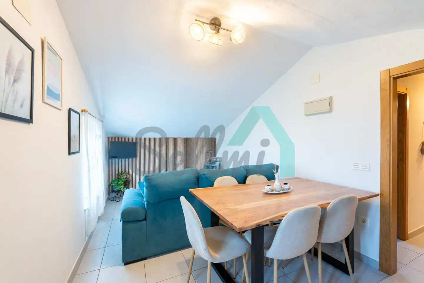 Sala de estar de Casa o chalet de alquiler en Valdés - Luarca con Jardín privado, Terraza y Amueblado